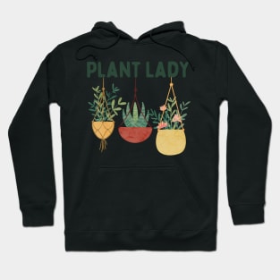 Hanging Planters Pack For Plant Lady Hoodie